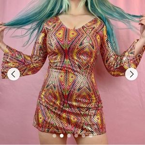 Disco 70s Haloween costume size Medium/ Large